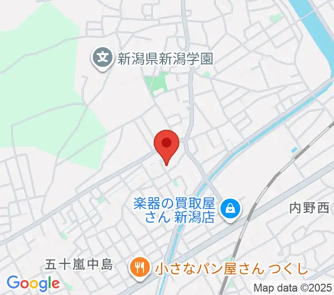 村山ピアノ教室の地図