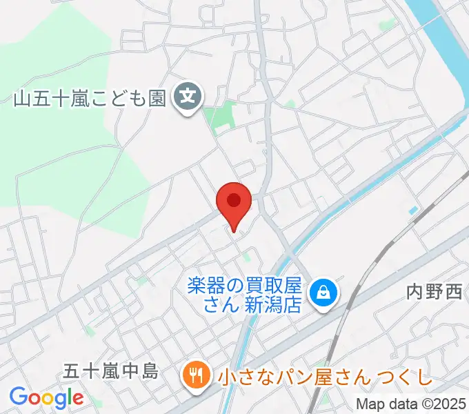 村山ピアノ教室の地図