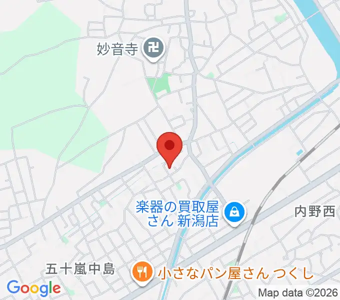 村山ピアノ教室の地図