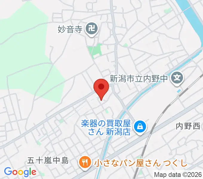 村山ピアノ教室の地図