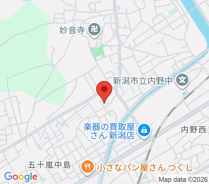 村山ピアノ教室の地図