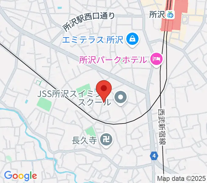 山本かずみピアノ教室の地図