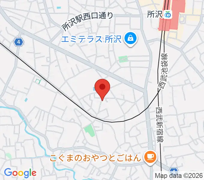 山本かずみピアノ教室の地図
