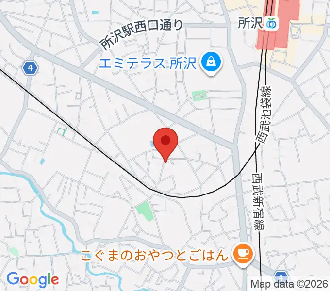 山本かずみピアノ教室の地図