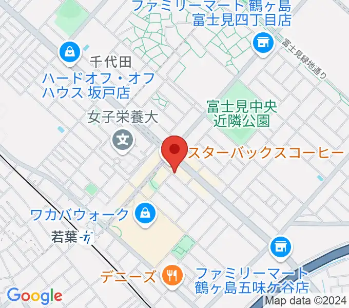 おんがくえんの地図