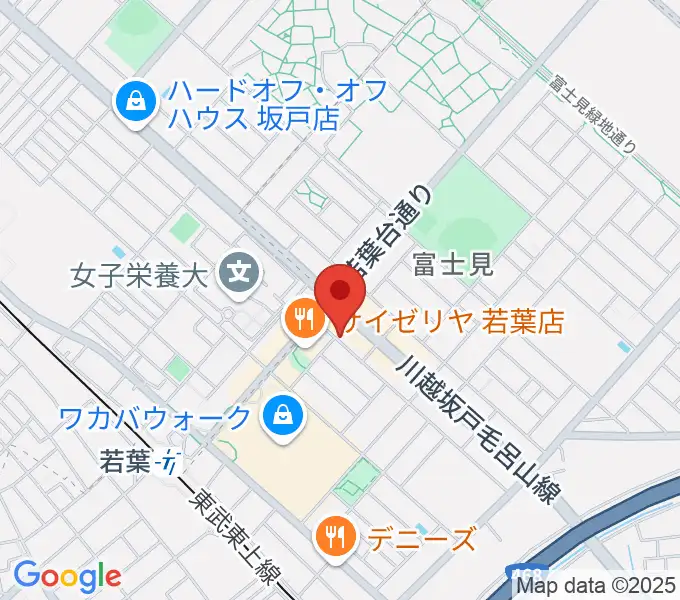 おんがくえんの地図