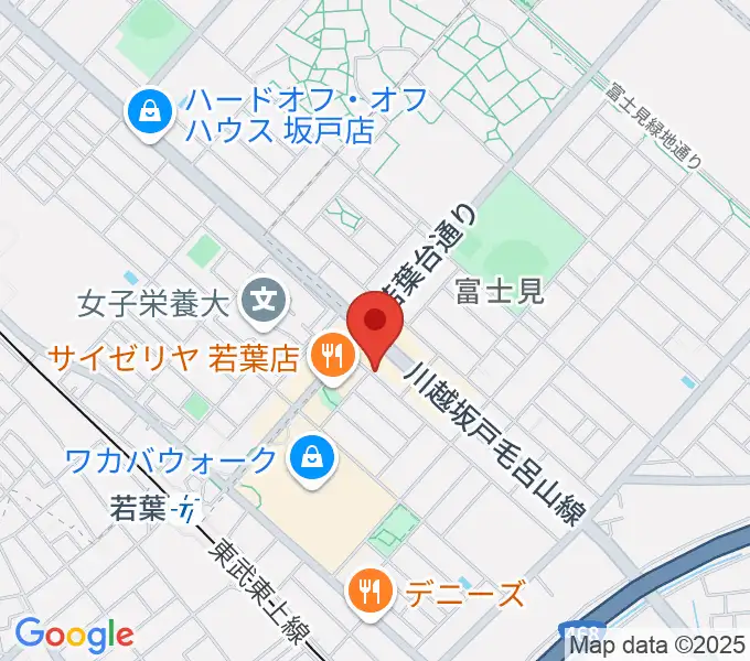 おんがくえんの地図
