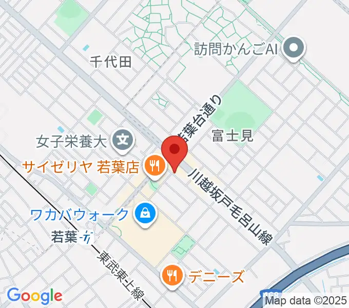 おんがくえんの地図