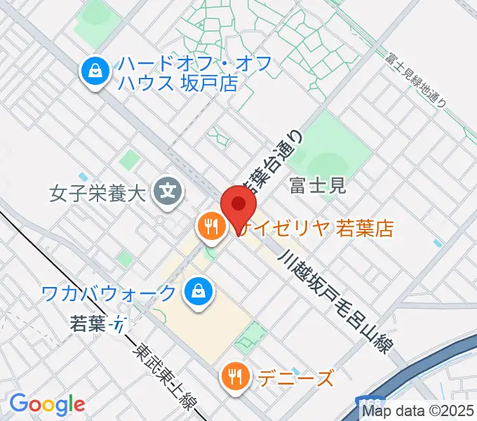 おんがくえんの地図