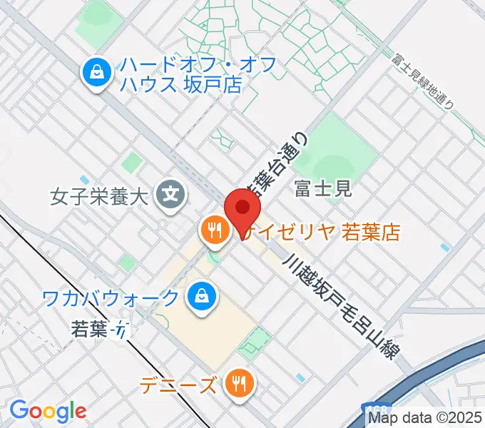 おんがくえんの地図