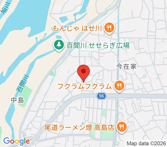 加藤楽器音楽教室の地図