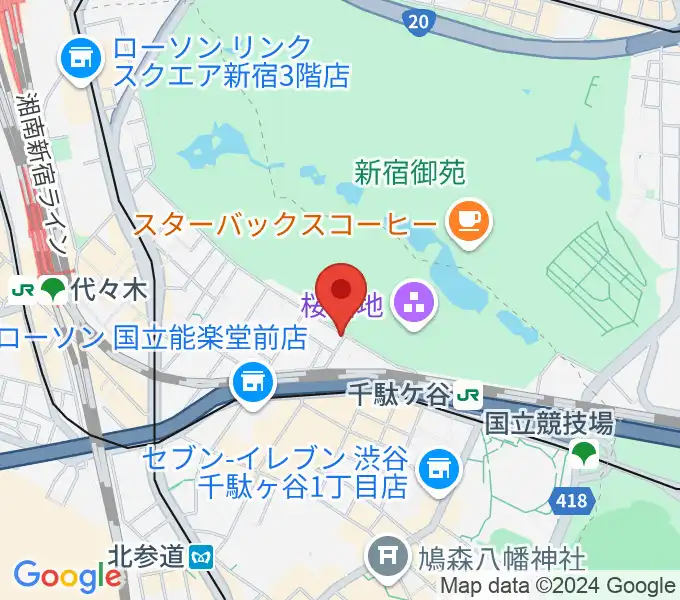 イル・ヴィオリーノ・マジコの地図