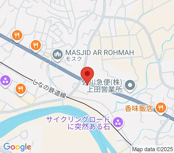まんが専科ギター教室の地図