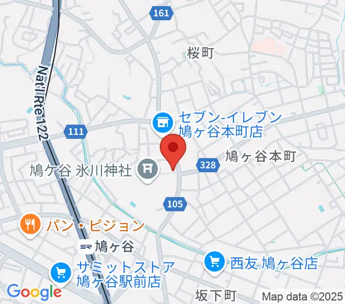 わかば音楽教室 鳩ヶ谷本町教室の地図