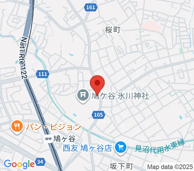 わかば音楽教室 鳩ヶ谷本町教室の地図