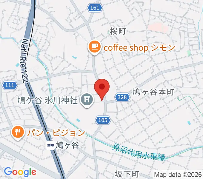 わかば音楽教室 鳩ヶ谷本町教室の地図