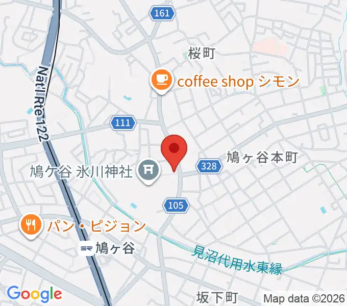 わかば音楽教室 鳩ヶ谷本町教室の地図