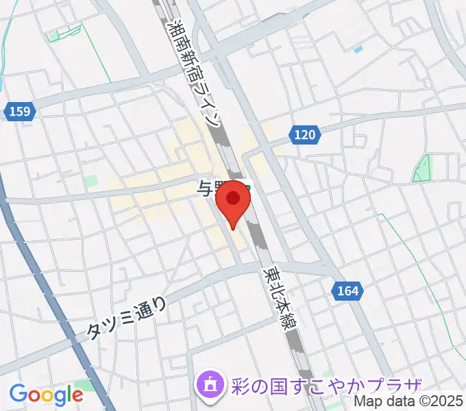 和幸音楽院 与野校の地図