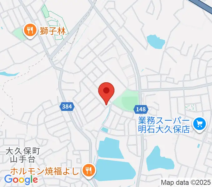 7丁目ギター教室 明石校の地図