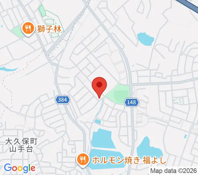 7丁目ギター教室 明石校の地図