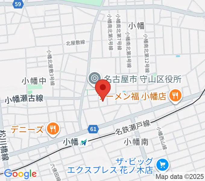 小幡 音楽館の地図