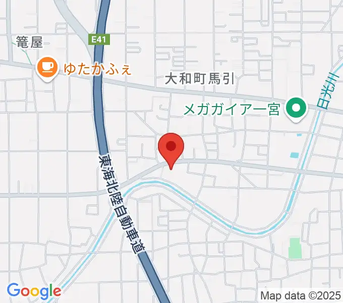ハセガワ楽器 メロディースクールの地図