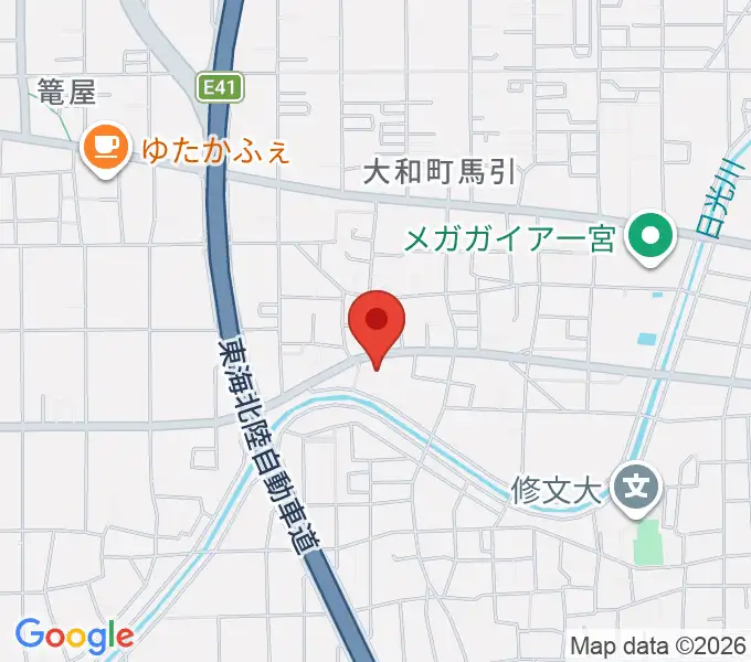 ハセガワ楽器 メロディースクールの地図