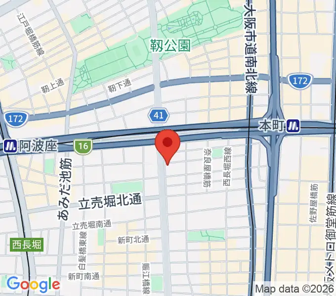 プラスエムレッスンの地図