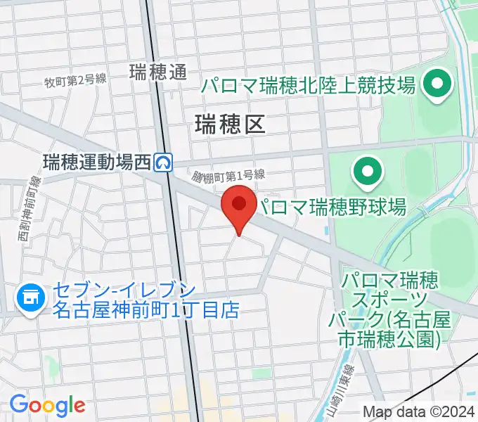 輪音館の地図