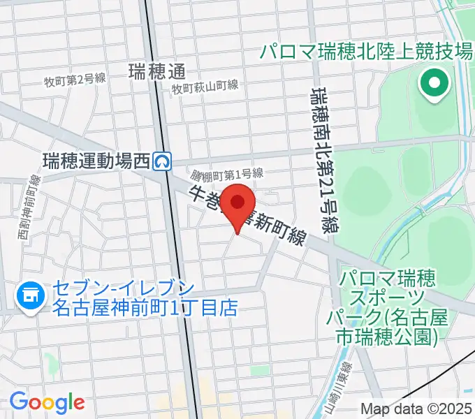 輪音館の地図