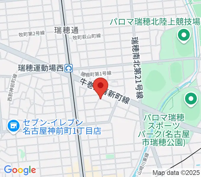 輪音館の地図