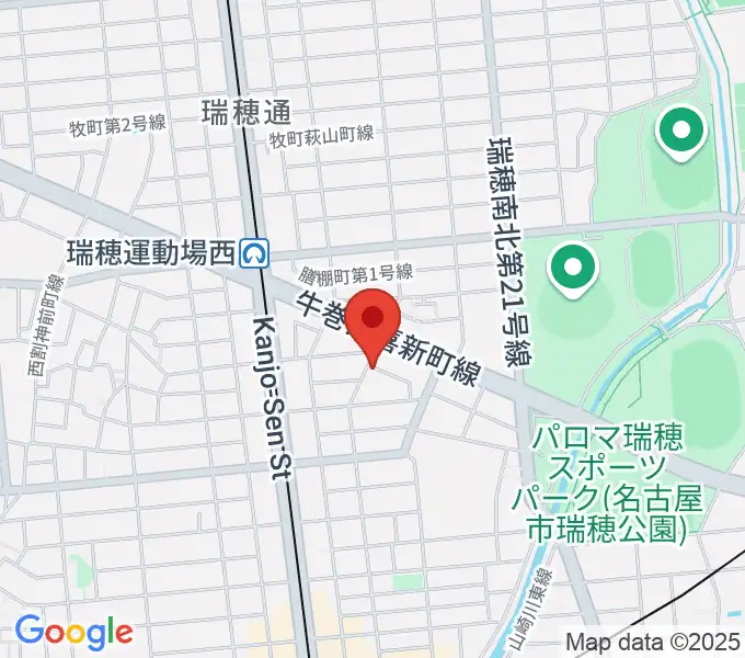 輪音館の地図