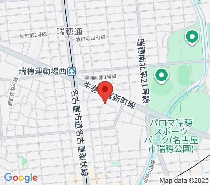 輪音館の地図