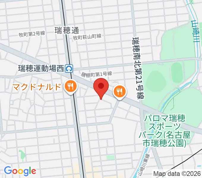 輪音館の地図
