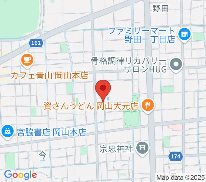 音楽工房アンダンテの地図