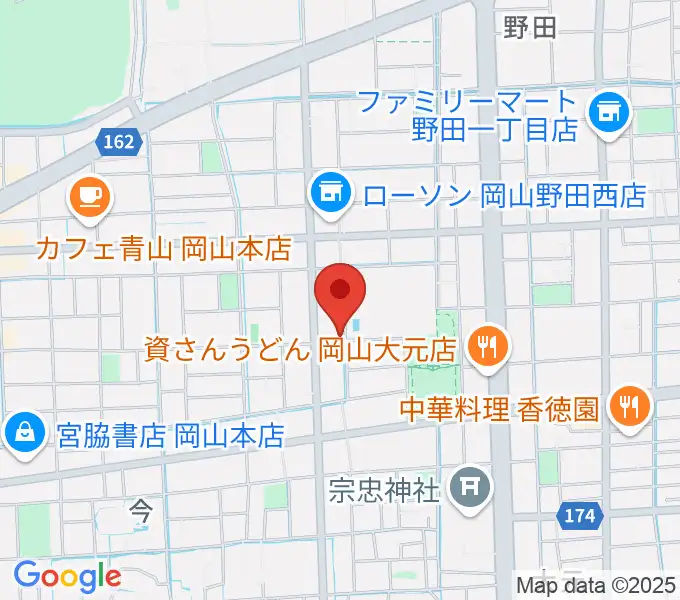 音楽工房アンダンテの地図