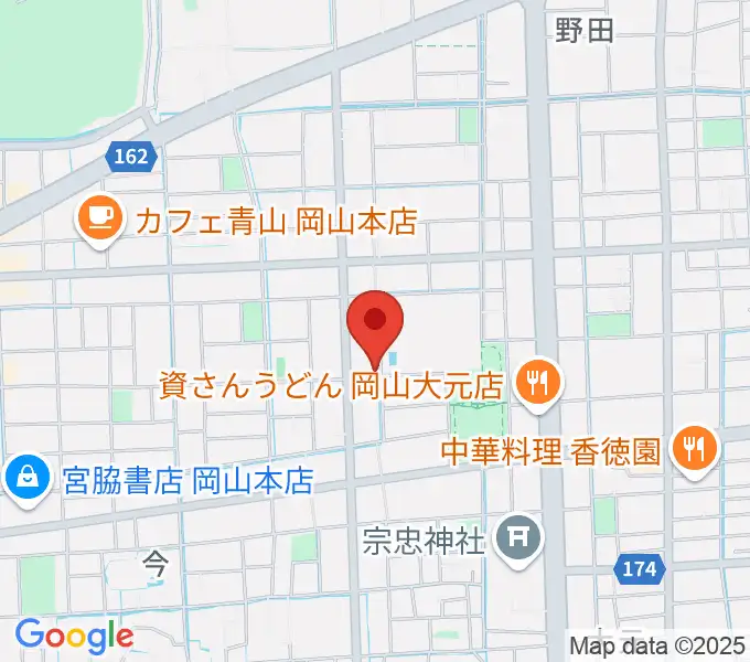 音楽工房アンダンテの地図