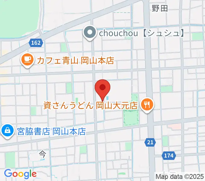 音楽工房アンダンテの地図