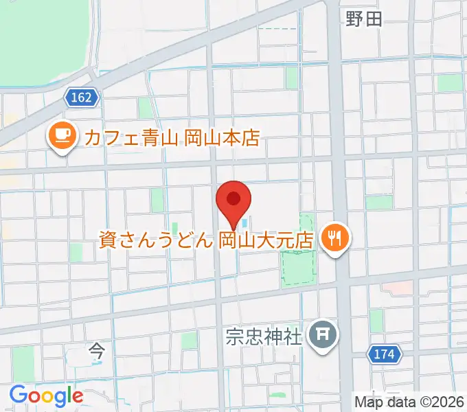 音楽工房アンダンテの地図