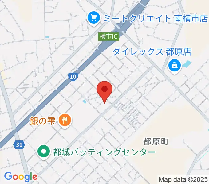 東別府ギター教室の地図