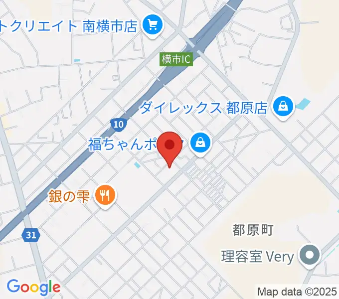 東別府ギター教室の地図