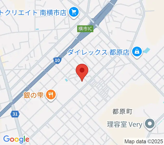 東別府ギター教室の地図