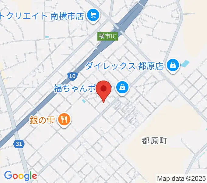 東別府ギター教室の地図