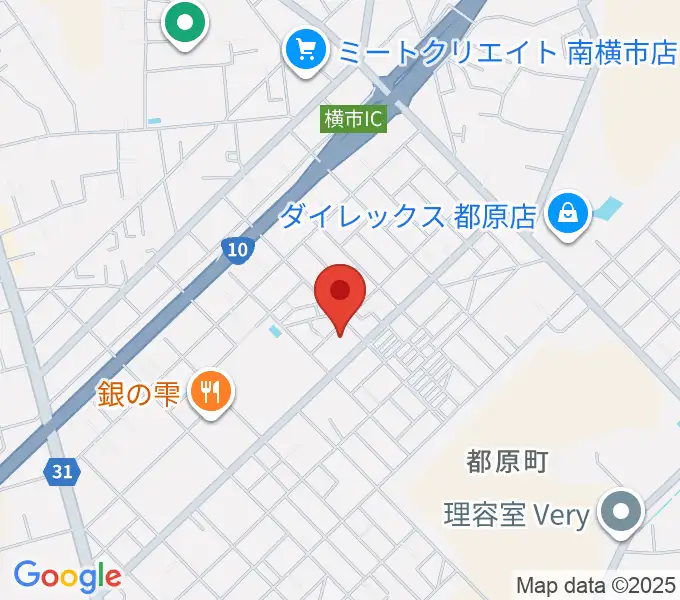 東別府ギター教室の地図