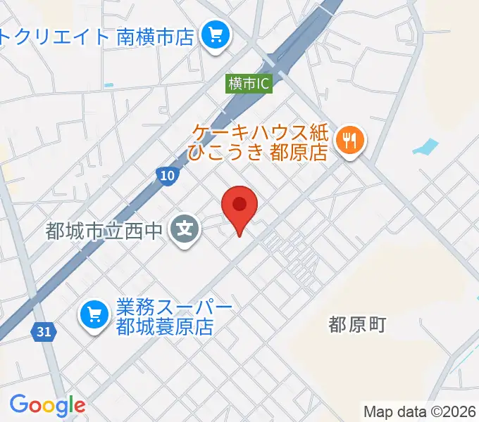 東別府ギター教室の地図