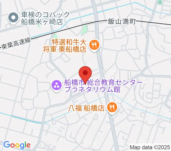 ちおり音楽教室の地図