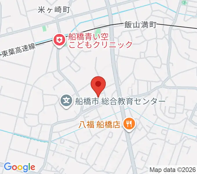 ちおり音楽教室の地図