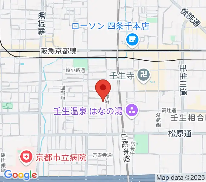 たけいち音楽教室の地図