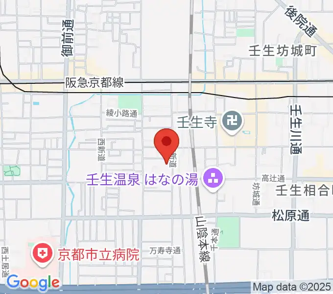 たけいち音楽教室の地図