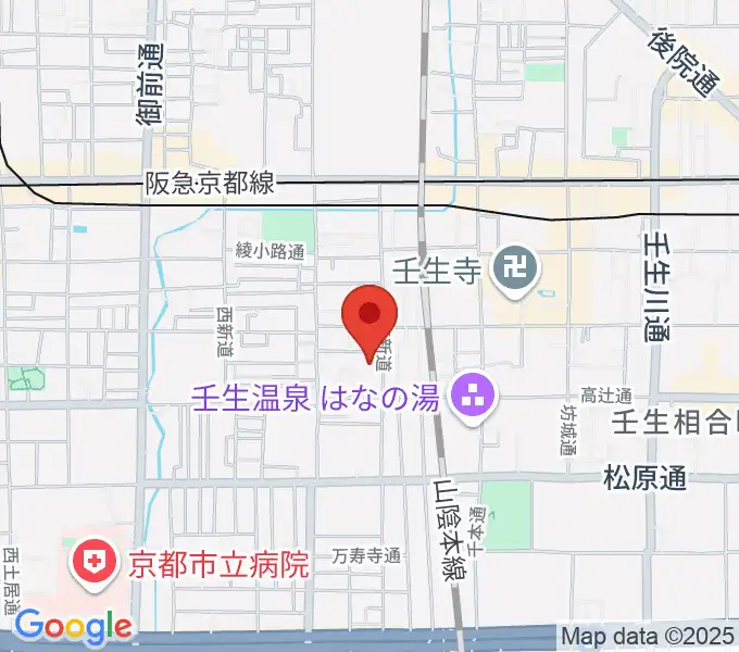 たけいち音楽教室の地図